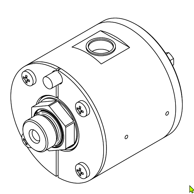 1-channel media rotary joint air